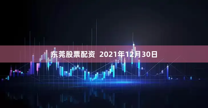 东莞股票配资  2021年12月30日